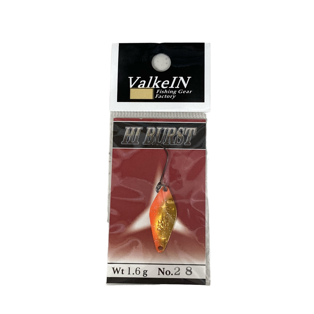 VALKEIN HI BURST 1.6g No.28 R ORANGE GOLD freshwater fishing lure — photo 2