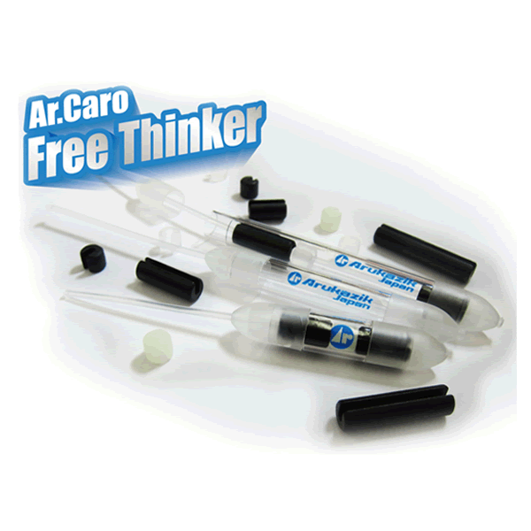 Arukazik Japan AR.CARO FREE THINKER Long 130mm : 3.0g (2 pcs/pack) #CLEAR