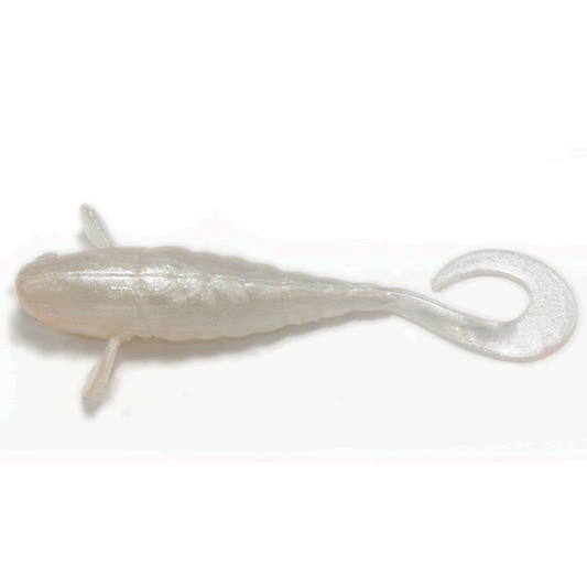 Arukazik Japan GANSYOUO 3.6" (6 pcs/pack) #201 PEARL WHITE GLOW