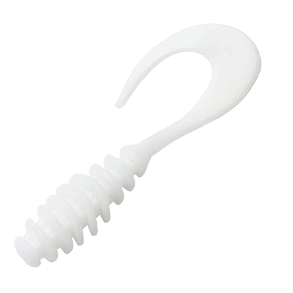 Arukazik Japan BM. CURLY 2.0" (8 pcs/pack) #25 MAT WHITE
