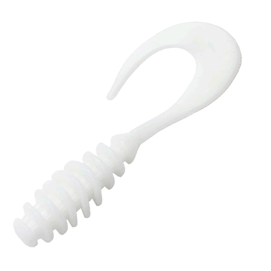 Arukazik Japan BM. CURLY 2.0" (8 pcs/pack) #25 MAT WHITE