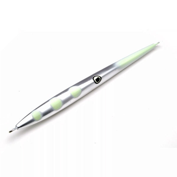 RISE JAPAN RISE JIG 300g #RJ11 UV SILVER GLOW DOT saltwater fishing lure