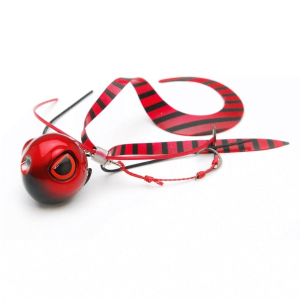 RISE JAPAN NAMIDAMA MEDAMA 80g #ND02 RED BLACK saltwater fishing lure
