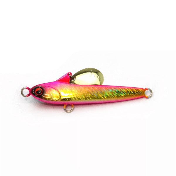 RISE JAPAN RISE JIG BLADE 45g #RB04 PINK GOLD saltwater fishing lure