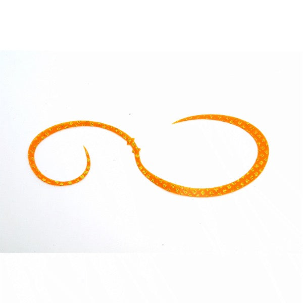 RISE JAPAN NAMIDAMA NECKTIE CHODOYO CURLY #NC18 ORANGE SHRIMP