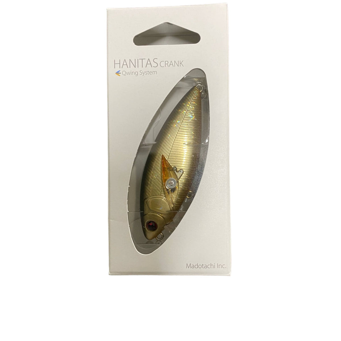 madotachi HANITAS CRANK 80mm : 16g Floating CHAMPAGNE GOLD freshwater fishing lure — photo 2