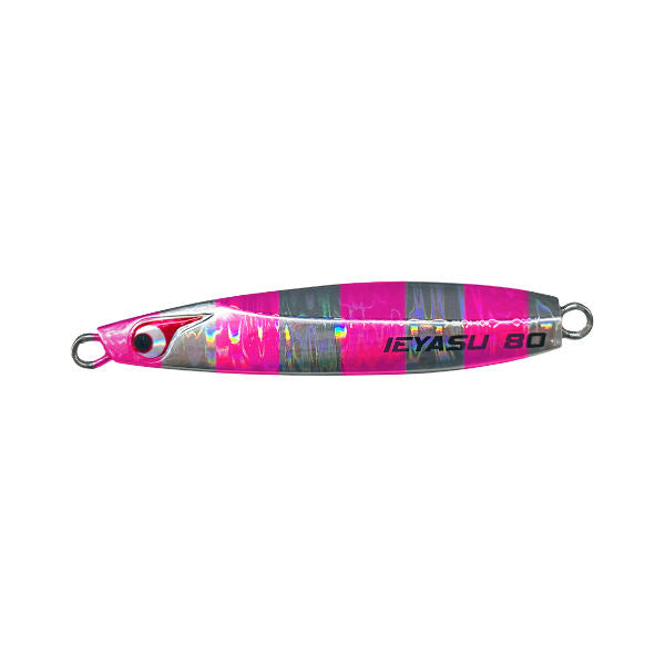 BOZLES TG IEYASU 100g PINK SILVER ZEBRA saltwater fishing lure