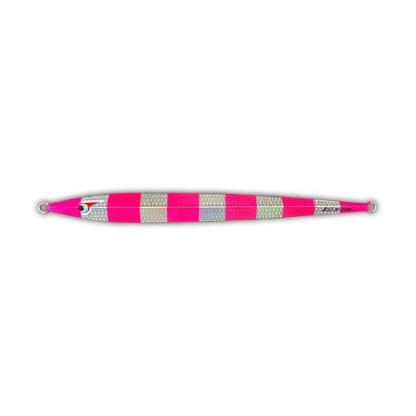 BOZLES YUKIMURA SLIM 230g Sinking PINK SILVER ZEBRA saltwater fishing lure