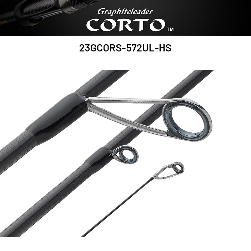 OLYMPIC Graphiteleader CORTO 23GCORS-572UL-HS (2 pieces, Spinning) fishing rod — photo 2