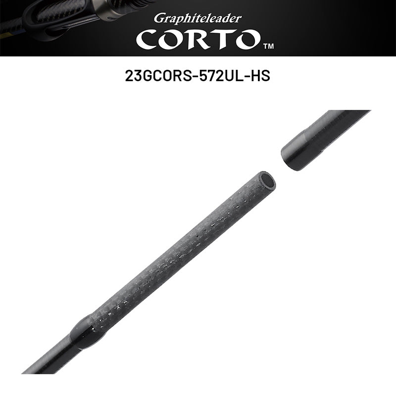 OLYMPIC Graphiteleader CORTO 23GCORS-572UL-HS (2 pieces, Spinning) fishing rod — photo 3