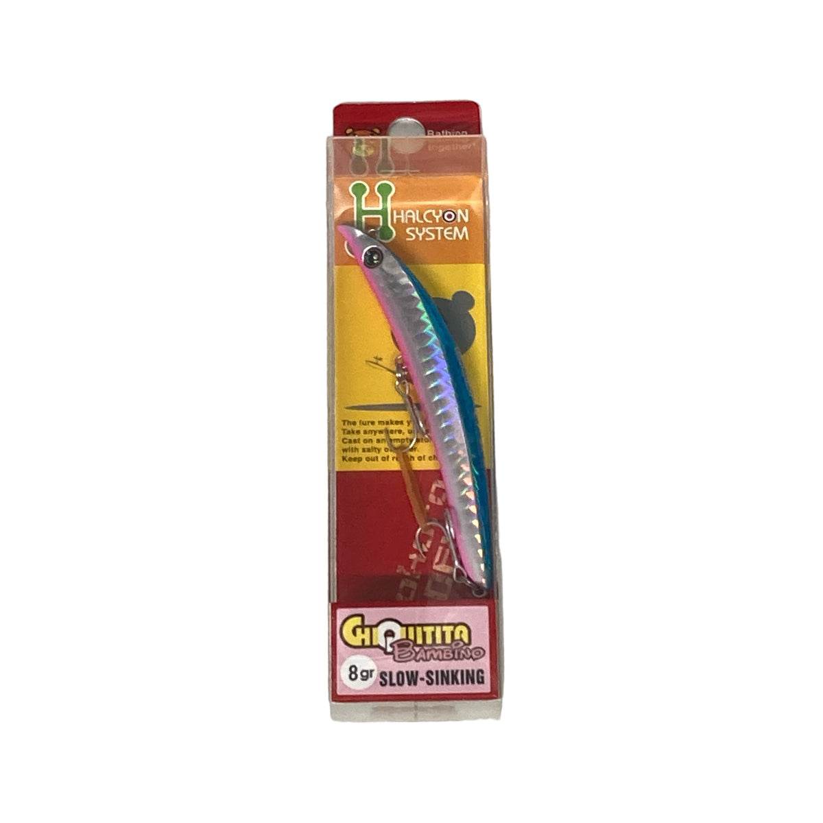 Halcyon System CHIQUITITA BAMBI 92SL-S 92mm : 8g SLOW SINKING #H-BLPK - Britannic Trade