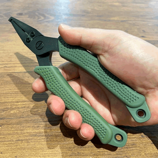 fimo fimo FISHING POWER PLIERS 190mm : 208g STAINLESS SAGE GREEN fishing accessory