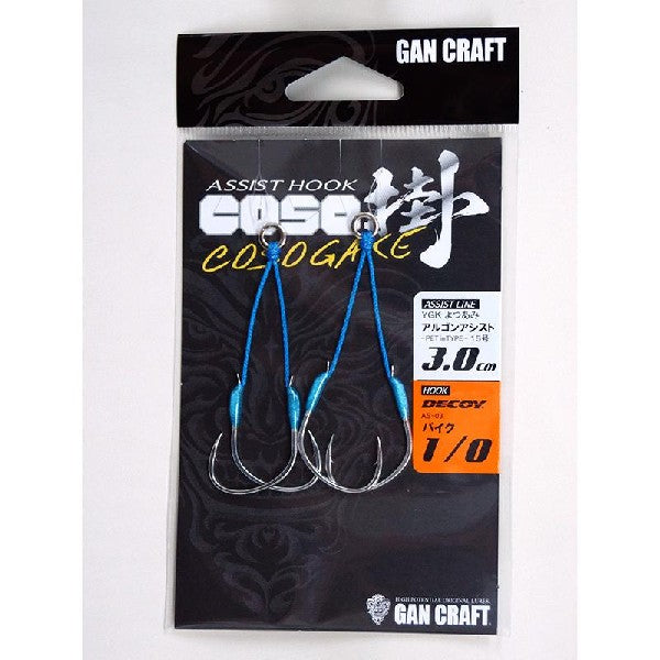 GAN CRAFT COSOGAKE ASSIST PIKE #1/0 3.0cm #DP 1/0-3.0 (2 pcs/pack) fishing terminal tackle