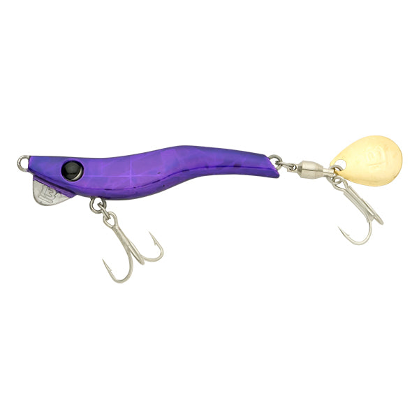 BREADEN METALMARU 13 55mm : 13g #05 ALL PURPLE saltwater fishing lure