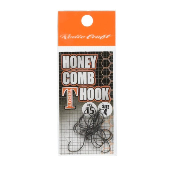 RODIO CRAFT HONEY COMB T HOOK (15 pcs/pack)
