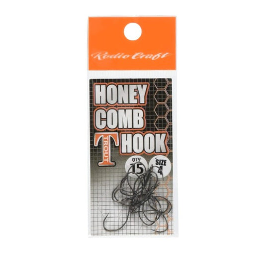 RODIO CRAFT HONEY COMB T HOOK (15 pcs/pack)