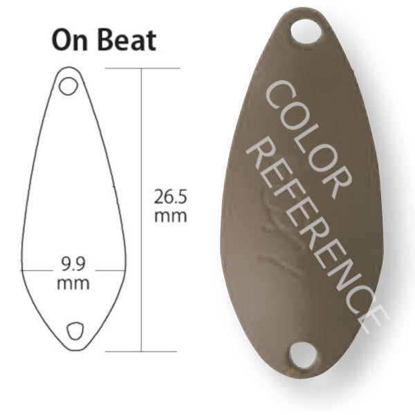 RODIO CRAFT On Beat 1.6g Weight: 1.6 g Sinking #25 MILK COCOA(MATTE)
