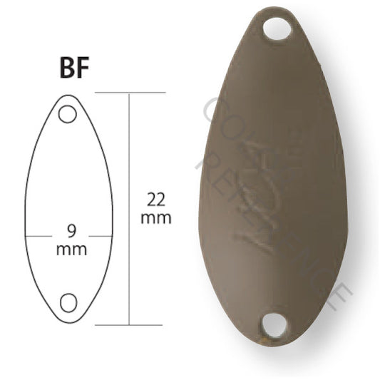 RODIO CRAFT BLINDE FLANKER 0.9g #25 MILK COCOA(MAT)