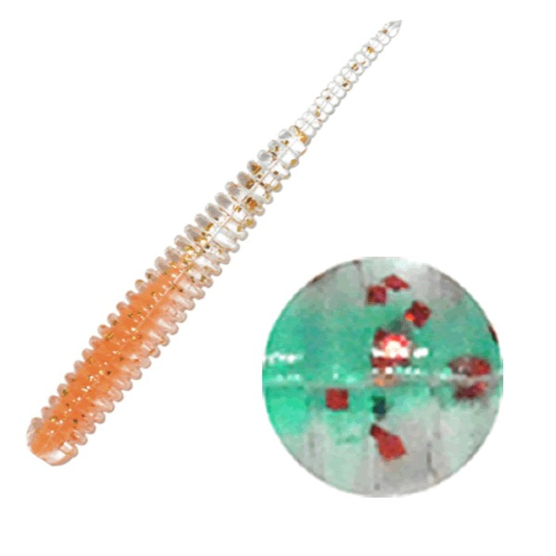 reins AJI ADDER 2" 50mm (12 pcs/pack) 229 CORE KABURA RED saltwater fishing lure