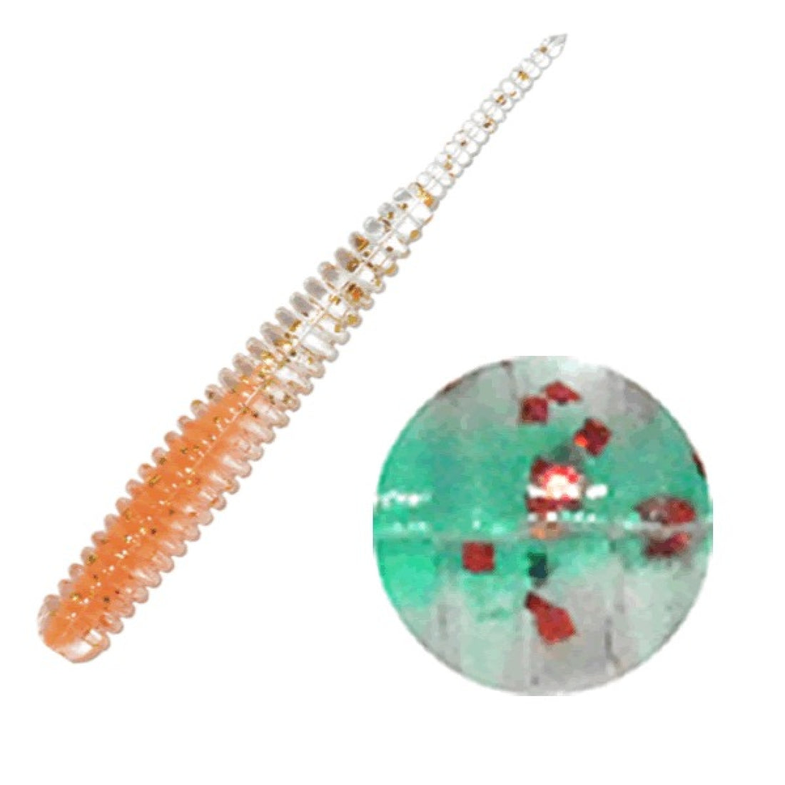 reins AJI RINGER 1.5" 38mm (15 pcs/pack) 229 CORE KABURA RED saltwater fishing lure