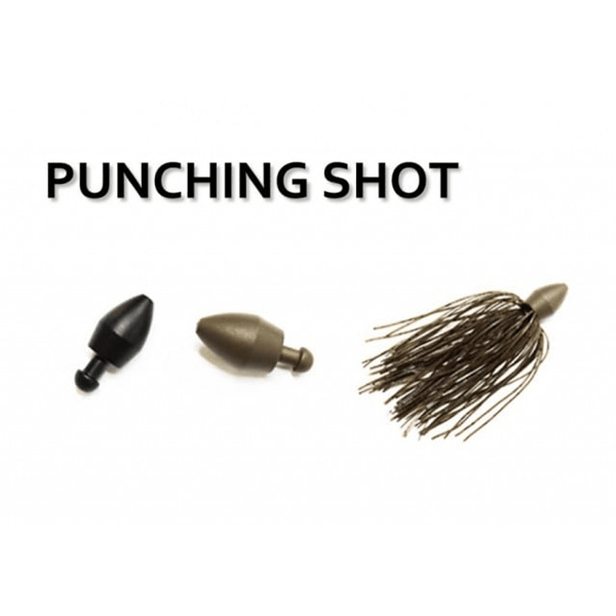 reins PUNCHING SHOT SINKER 3/4oz (1pce/pack) GREEN PUMPKIN - Britannic Trade