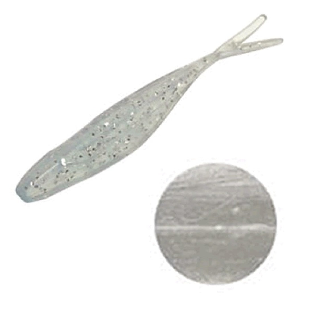 reins AJI MATA SHAD 2" 50mm (15 pcs/pack) 116 DEADLY BLOW CLEAR saltwater fishing lure