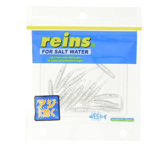 reins AJI RINGER 1.5" 38mm (15 pcs/pack) 710 AURORA CLEAR saltwater fishing lure