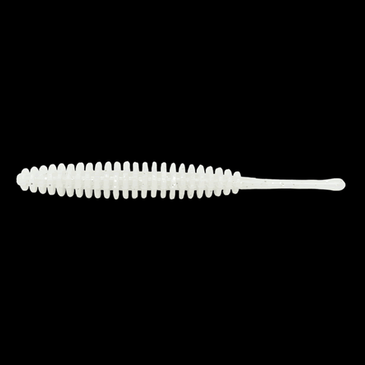 reins FAT AJI RINGER PRO 3" 76mm (12 pcs/pack) 103 GLOW WHITE SILVER