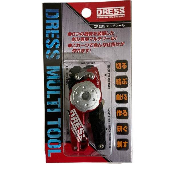 DRESS MULTI TOOL 65ｍｍ×32ｍｍ×16mm : 40g RED - Britannic Trade