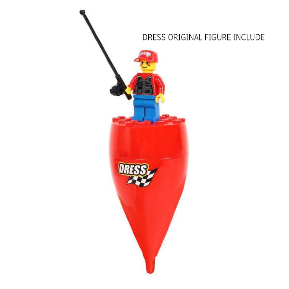 DRESS BLOCK FLOAT 50mm×102mm : 40g RED - Britannic Trade