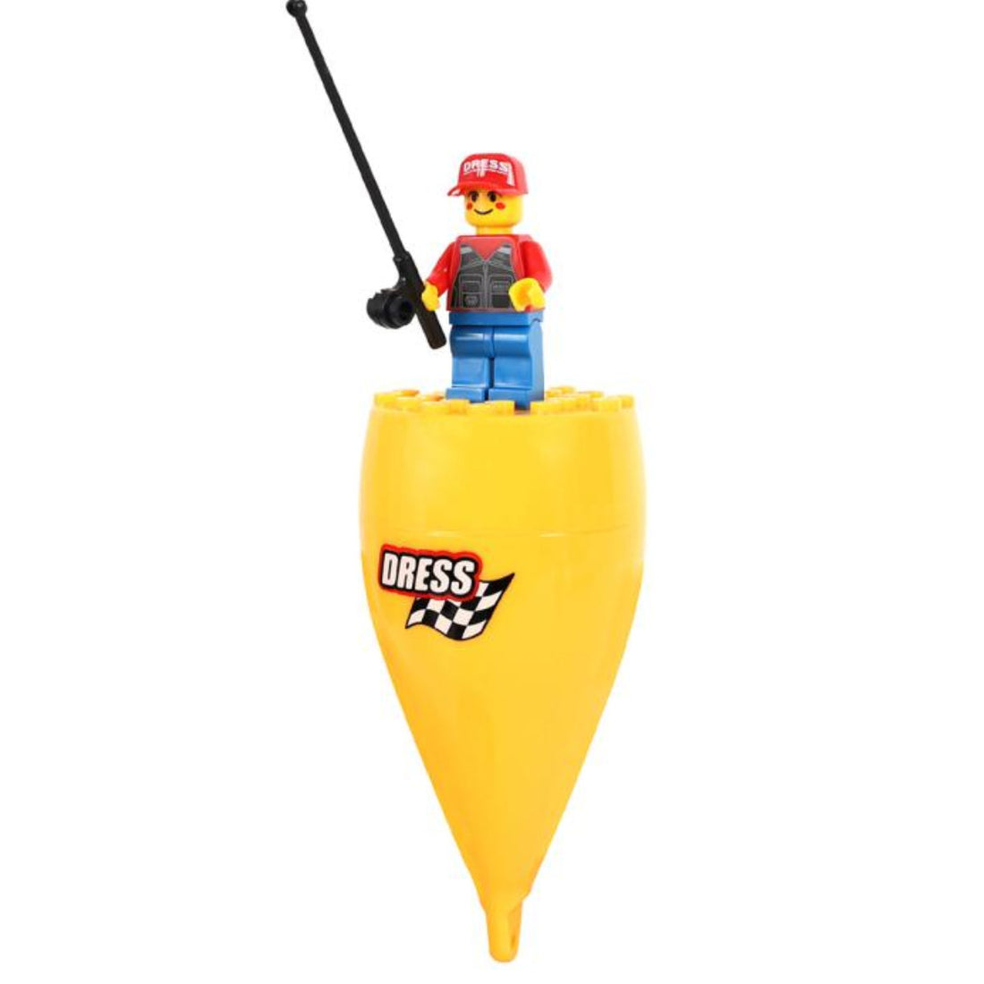 DRESS BLOCK FLOAT 50mm×102mm : 40g YELLOW fishing accessory — photo 2