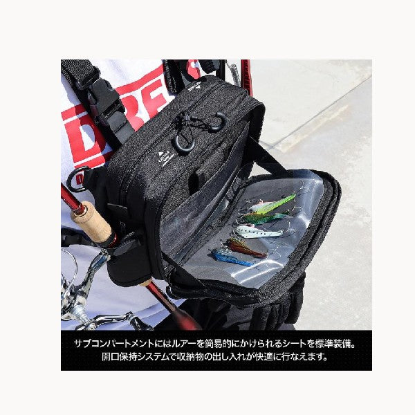 DRESS TACTICAL CHEST BAG W205xH165xD70mm BLACK