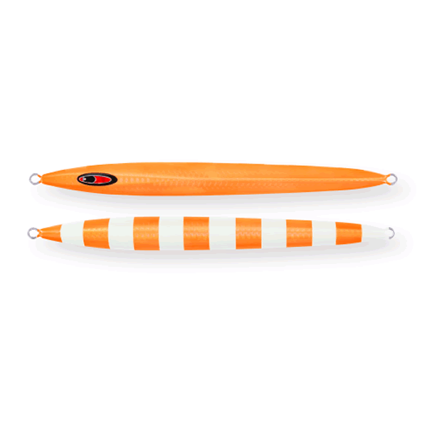 SEAFLOOR CONTROL MESSIAH SEMI-LONG 270g #23 CHART ORANGE ZEBRA GLOW saltwater fishing lure