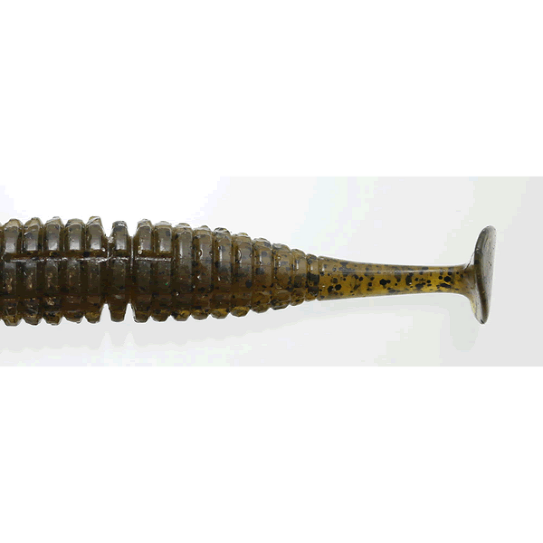 issei CARAMEL SHAD 5" (5 pcs/pack) #07 GREEN PUMPKIN freshwater fishing lure