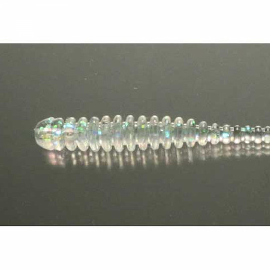 issei SILKY SHAD 2" (14 pcs/pack) #001 CLEAR RAINBOW