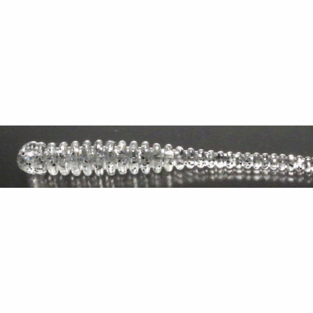 issei SILKY SHAD 2" (14 pcs/pack) #003 CLEAR SILVER FLAKE saltwater fishing lure