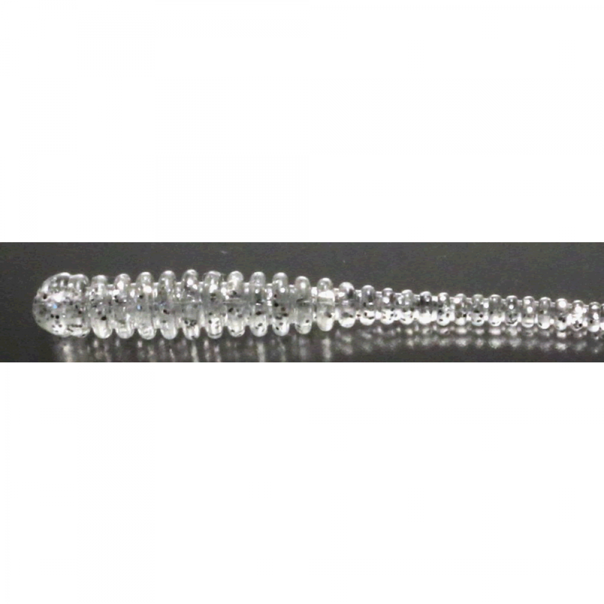 issei SILKY SHAD 2" (14 pcs/pack) #003 CLEAR SILVER FLAKE