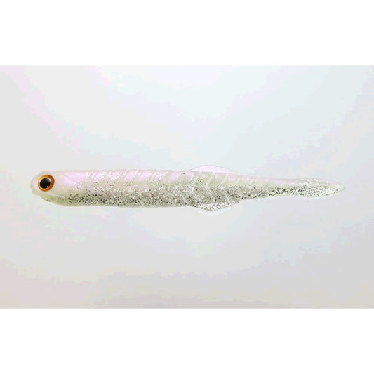 issei UMITARO KATAKUCHI WORM 4.5" ( 6 pcs/pack) #037 KIRAMEKI PEARL SHAD saltwater fishing lure