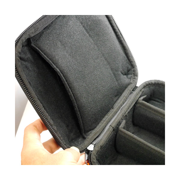 GEECRACK SEMI HARD CASE M : 18.5cm×22cm×9cm BLACK fishing accessory — photo 2