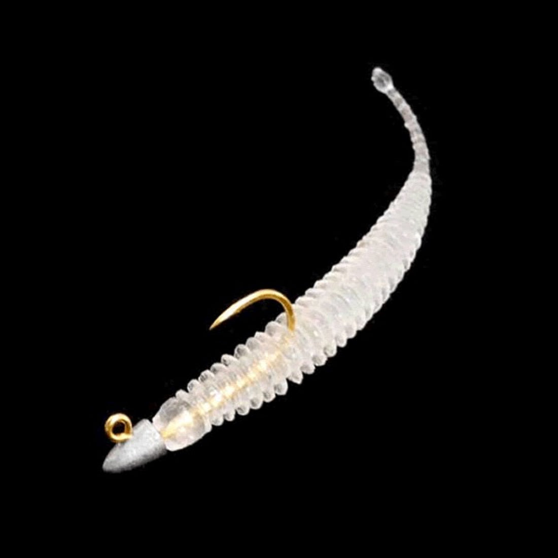GEECRACK PIKUPIKU PINTAIL 3" (8 pcs/pack) #S505 EBI SHIRASU GLOW saltwater fishing lure — photo 2