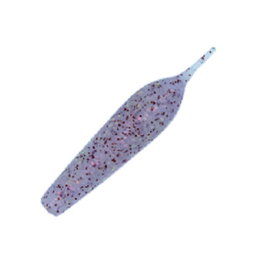 GEECRACK IMO RIPPER SALT 2.5" Length: 60mm (2.5") / Weight: 4g (8 pcs/pack) #S509 UV Clear Red Holo