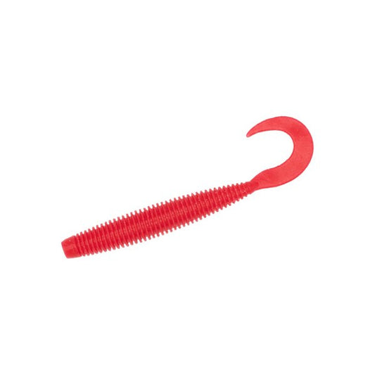 GEECRACK TAIRABA SUPER CURLY 3" (7 pcs/pack) #S516 UV RED