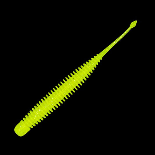 GEECRACK PIKUPIKU PINTAIL 2.5" (10 pcs/pack) #S521 CHART GLOW/SILVER F