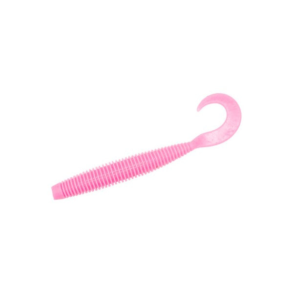 GEECRACK TAIRABA SUPER CURLY 3" (7 pcs/pack) #S523 HIMITSU NO PINK(GLOW) saltwater fishing lure