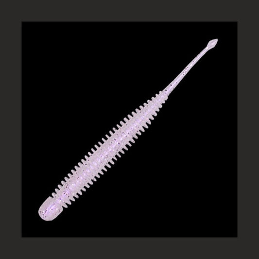 GEECRACK PIKUPIKU PINTAIL 3" (8 pcs/pack) #S525 CLEAR CHIRIMEN ZAKO