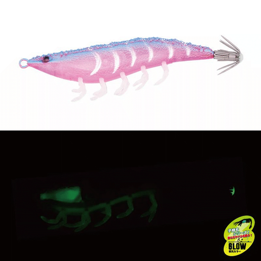 GEECRACK EBI SUKE 68mm #K009 KOMOCHI BURUPIN (BLUE GLOW)