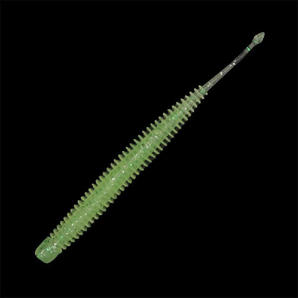 GEECRACK PIKUPIKU PINTAIL 3" (8 pcs/pack) #S536 LEMON SQUASH GLOW saltwater fishing lure