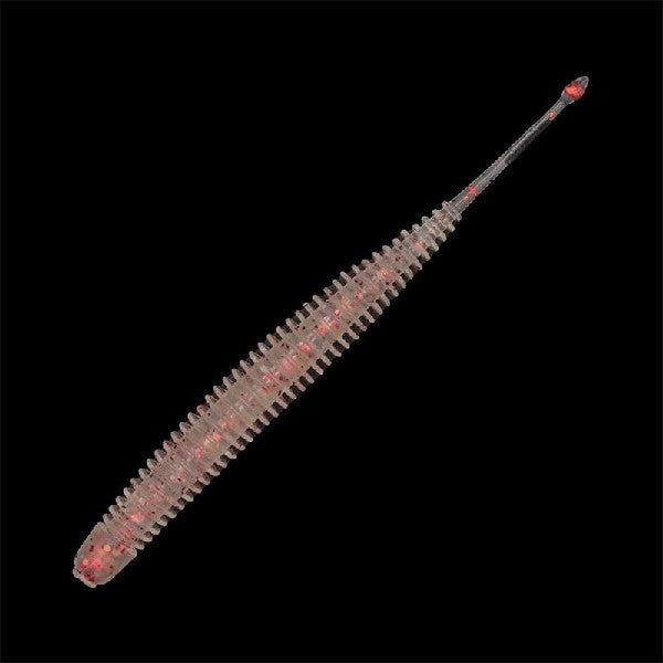 GEECRACK PIKUPIKU PINTAIL 3" (8 pcs/pack) #S509 UV CLEAR RED HOLO saltwater fishing lure