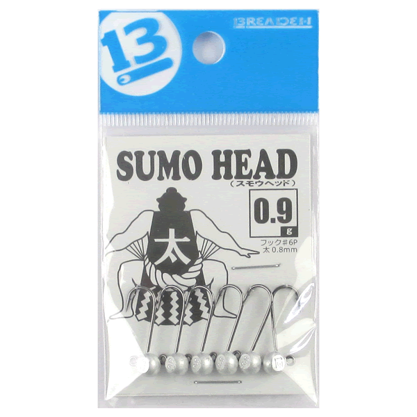 BREADEN SUMO HEAD THICK 0.9g (6 pcs/pack)