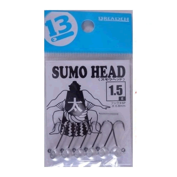 BREADEN SUMO HEAD THICK 1.5g (6 pcs/pack)